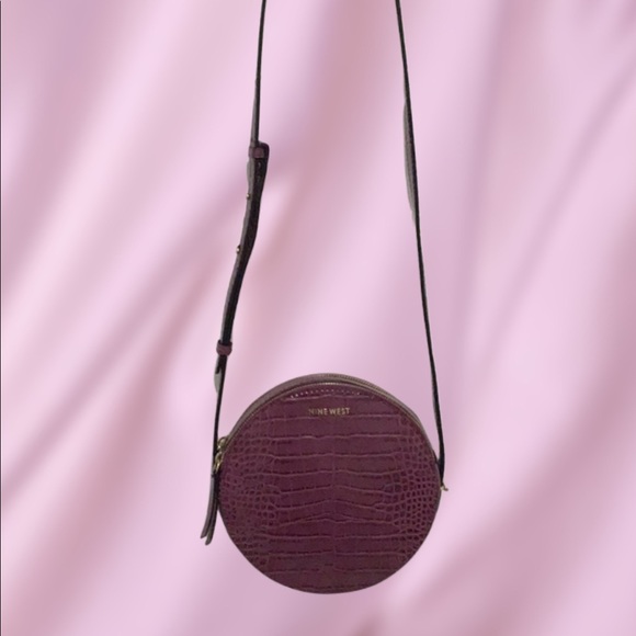 NEW Nine West Circle Crossbody Bag, Purple - Picture 7 of 10